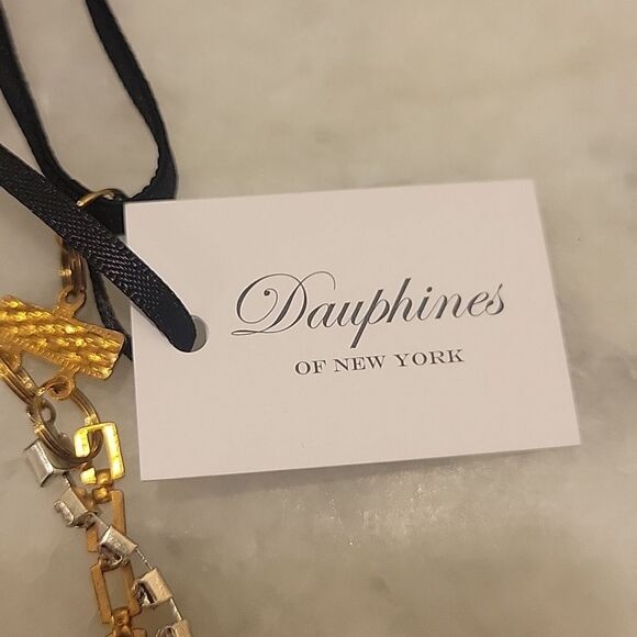 Dauphine New York Gold Boho Crystal Festival Headband HeadPiece Turquoise Bridal - Picture 3 of 9